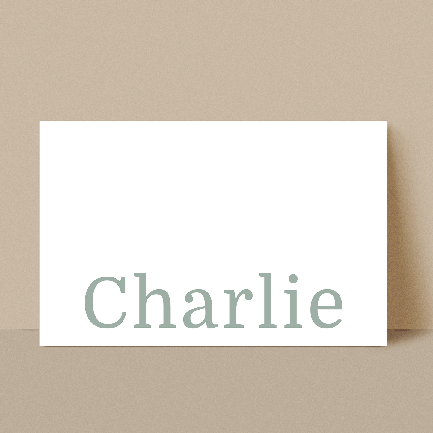 Geboortekaartje Charlie