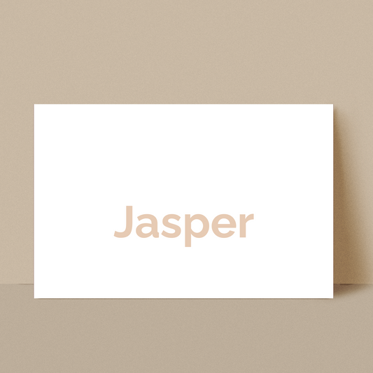 Geboortekaartje Jasper